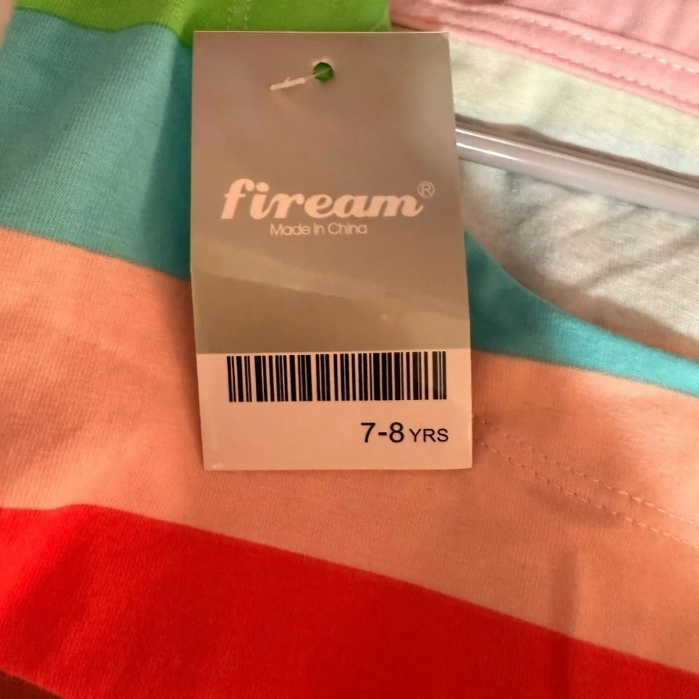 NWT Rainbow Striped Dress